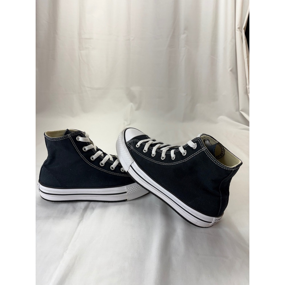 Converse Chuck Taylor All Star High Top Black Canvas Sneakers M7650 - Picture 7 of 16